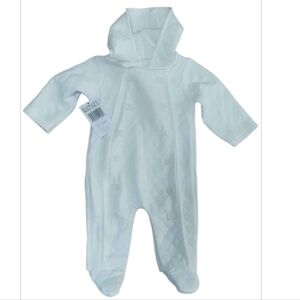 NWT Badgley Mischka White Quilted Kids Pram ~0-3M